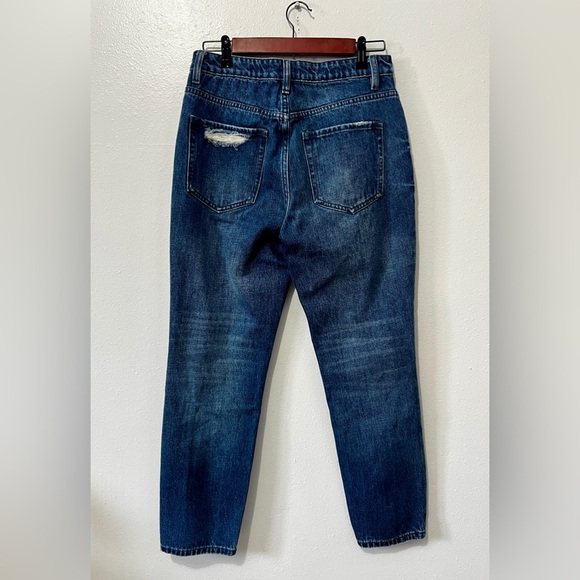 VERVET Super Distressed Boyfriend Straight Jean - Size 27 - Picture 6 of 11